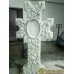 Крест из белого мрамора (комплект №15) — ritualum.ru